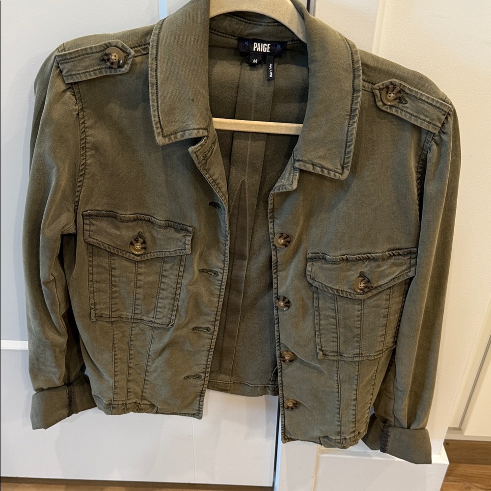 PAIGE Utility Jacket in Khaki